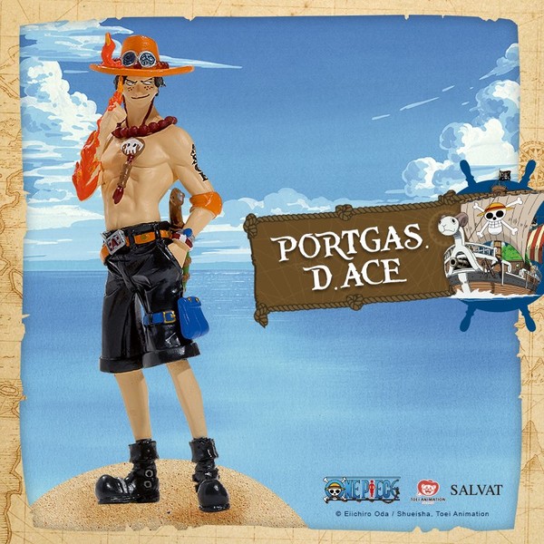 Portgas D. Ace, One Piece, Estudio Fénix, Hachette Collections, Editorial Salvat, Trading