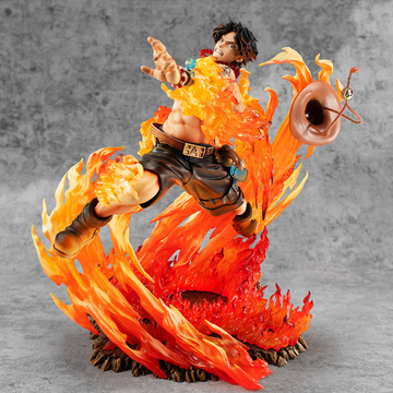 Ace Portgas D. (Portrait Of Pirates NEO-MAXIMUM Portgas D. Ace 15th Limited), One Piece, MegaHouse, Pre-Painted
