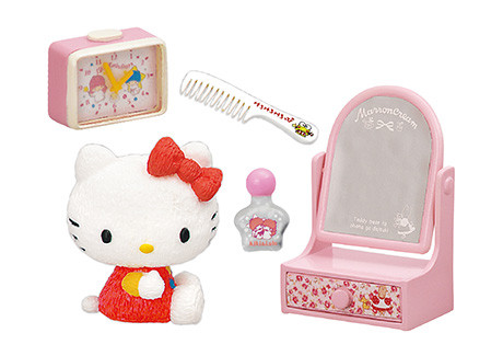 Hasunoue Keroppi, Hello Kitty, Kiki, Lala, Marron Cream, Sanrio Characters, Re-Ment, Trading