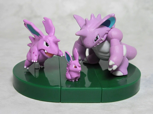 Nidoking, Nidoran♂, Nidorino, Pocket Monsters Advanced Generation, Tomy, Trading, 1/40