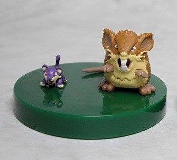 Koratta, Ratta, Pocket Monsters Advanced Generation, Tomy, Trading, 1/40