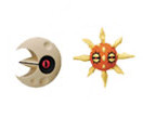Lunatone, Solrock, Pocket Monsters Advanced Generation, Tomy, Trading, 1/40