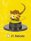 Ratta, Pokémon Trading Figure Game, Kaiyodo, Trading