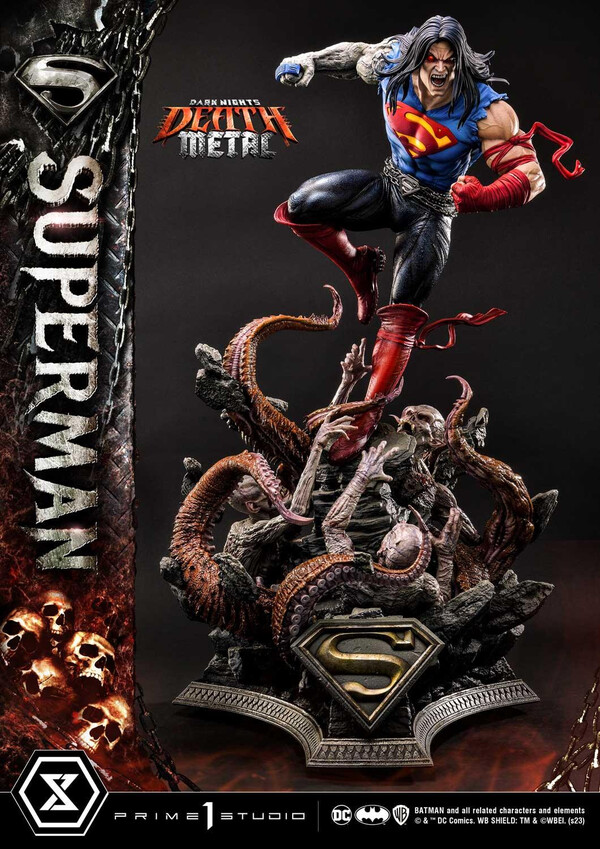 Superman, Dark Nights: Death Metal, Prime 1 Studio, Pre-Painted, 1/3, 4580708044361