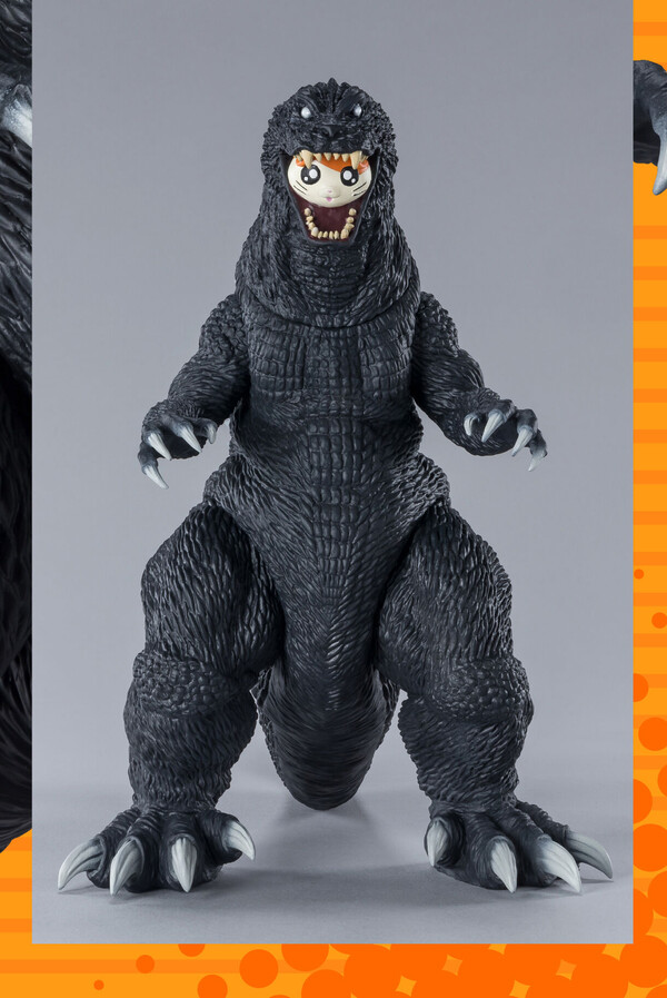 Gojiham-kun, Gojira, Gojira, Mothra, King Ghidorah Daikaijuu Soukougeki, Bandai, Pre-Painted