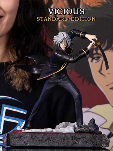 Vicious (Last Stand, Standard Edition), Cowboy Bebop, First 4 Figures, Pre-Painted, 1/8