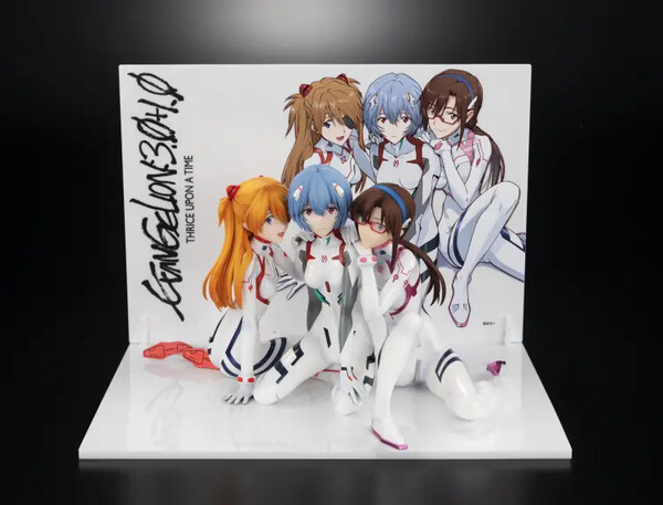 Ayanami Rei, Makinami Mari Illustrious, Souryuu Asuka Langley (Newtype Cover, Newtype Special Set), Shin Evangelion Gekijouban:||, Kadokawa, Good Smile Company, Our Treasure, Pre-Painted, 1/8, 4541993107575