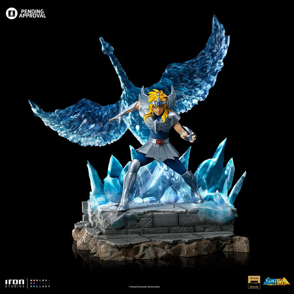 Cygnus Hyoga (Deluxe), Saint Seiya, IRON Studios, Pre-Painted, 1/10
