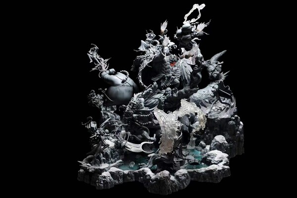 Eustass Kid, Jack, Kaidou, Killer, King, Marco, Monkey D. Luffy, Queen, Roronoa Zoro, Sanji, Trafalgar Law, Yamato, One Piece, Ryu Studio, Pre-Painted, 1/6