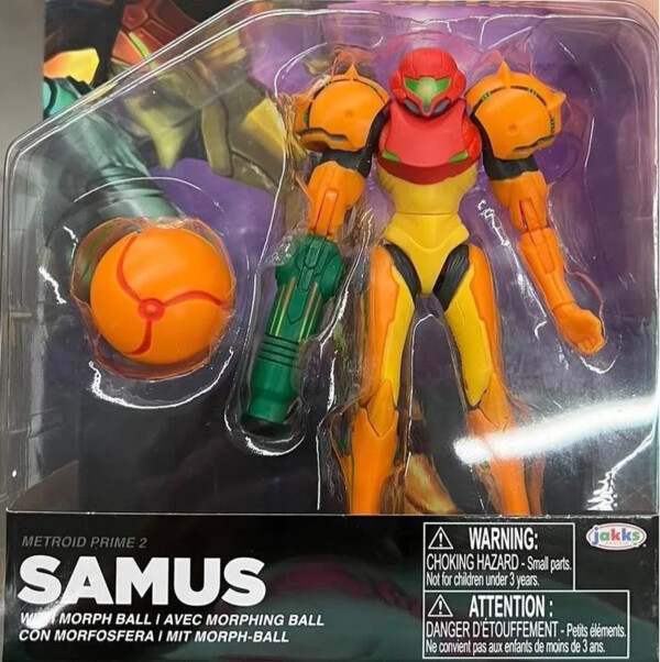 Samus Aran, Metroid Prime 2: Dark Echoes, Jakks Pacific, Action/Dolls