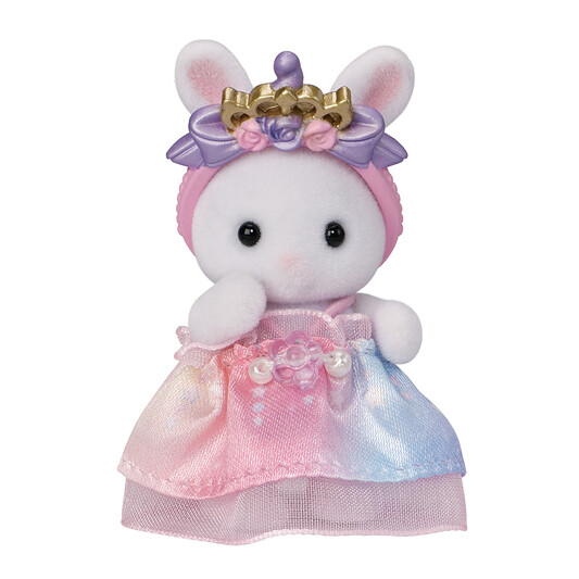 White Rabbit Baby (Yumeiro Baby Princess Set), Sylvanian Families, Epoch, Action/Dolls, 4905040149190