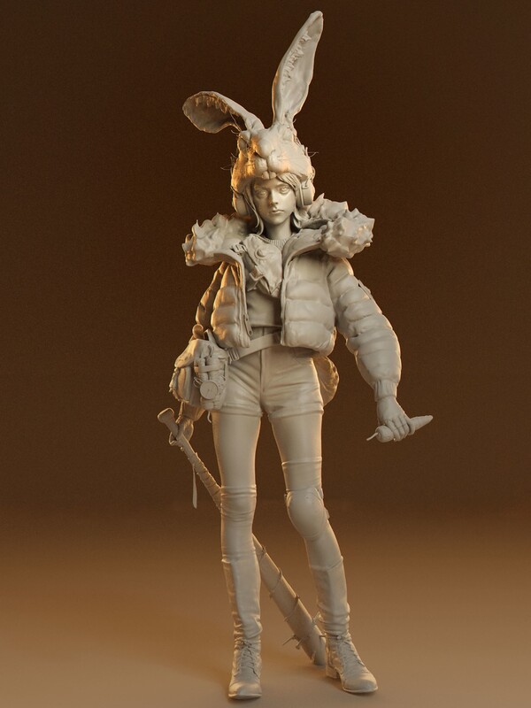 Rabbito, Original, EnteiRyu, Garage Kit
