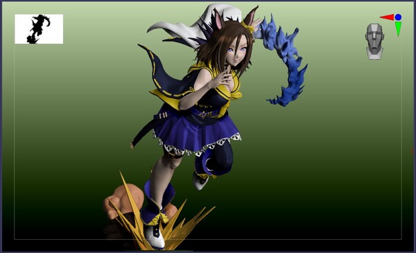 Air Groove, Uma Musume: Pretty Derby, Yamiyo no Hikari, Garage Kit, 1/8