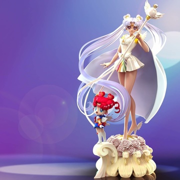Chibi Chibi, Usagi Tsukino (Pretty Guardian Sailor Moon Cosmos & Chibichibi), Sailor Moon Sailor Stars, Individual Sculptor, Pre-Painted, 1/4