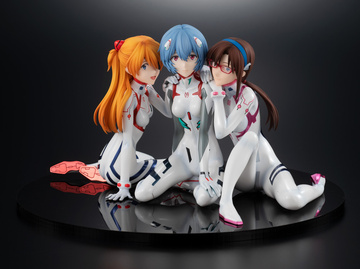 Ayanami Rei, Makinami Mari Illustrious, Souryuu Asuka Langley (Asuka, Rei, Mari Newtype Cover), Evangelion: 3.0+1.0, Kadokawa, Pre-Painted, 1/8