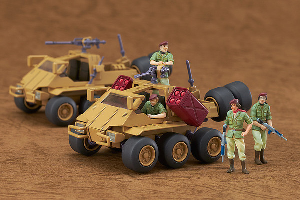 J. Locke, Liberation Army Guerrilla, Taiyou No Kiba Dougram, Max Factory, Model Kit, 1/72