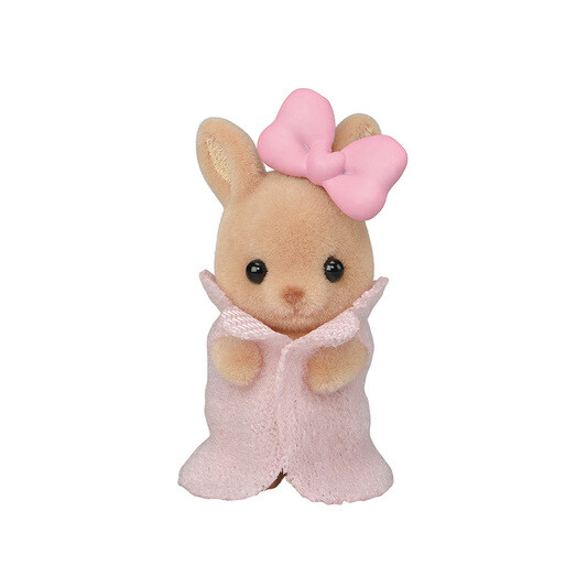 Small Kangaroo Baby And Stylish Ribbon, Sylvanian Families, Epoch, Trading