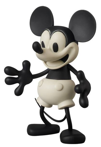 Mickey Mouse, Plane Crazy, Medicom Toy, Pre-Painted