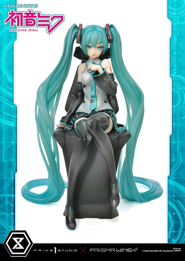 Hatsune Miku, Piapro Characters, Prime 1 Studio, Pre-Painted, 1/4, 4580708046594