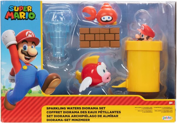 Sparkling Waters Diorama Set, Super Mario Brothers, Jakks Pacific, Accessories