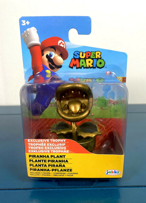 Packun Flower (Trophy), Super Mario Brothers, Jakks Pacific, Trading