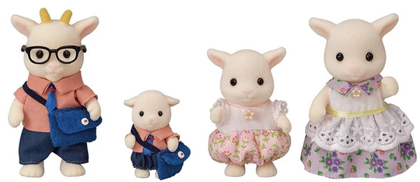 Brightfield Goat Family, Sylvanian Families, Epoch, Action/Dolls