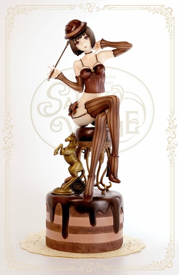Chocolate Cake Bustier-chan, Sweets Bustier, Individual sculptor, Garage Kit