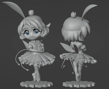 Ahiru, Princess Tutu, Individual sculptor, Garage Kit