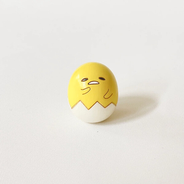 Gudetama (Yellow), Sanrio Characters, Usaburo Kokeshi, Pre-Painted