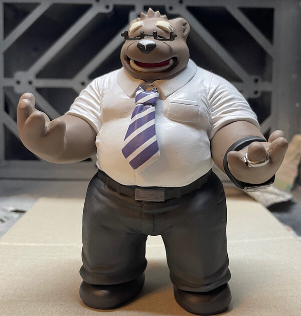 Kuma Papa, Original, ANAGURA, Pre-Painted