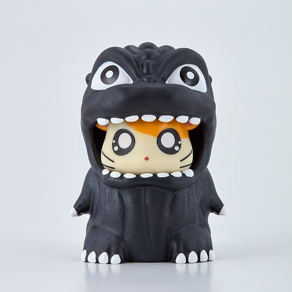 Gojira, Hamutarou (Metallic Black), Gojira, Tottoko Hamtaro, Bandai, Pre-Painted
