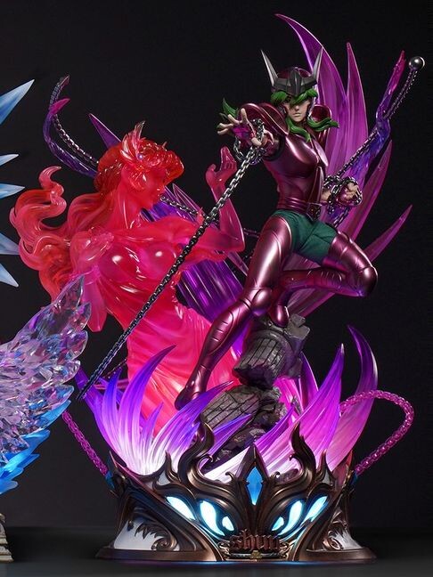 Andromeda Shun, Saint Seiya, Queen Studios, Pre-Painted, 1/6