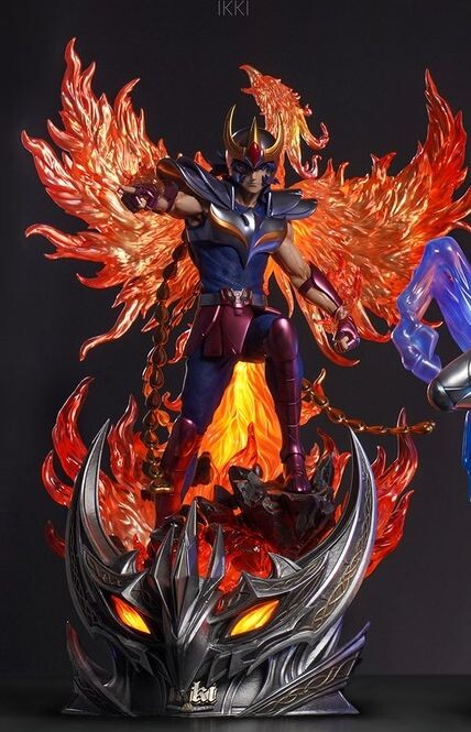 Phoenix Ikki, Saint Seiya, Queen Studios, Pre-Painted, 1/6