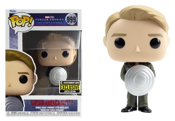 Steven Rogers (#999 Captain America with Prototype Shield Metallic), Captain America: Civil War, Funko, Pre-Painted