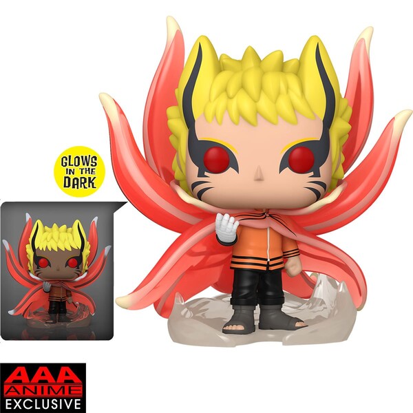 Uzumaki Naruto (Baryon Mode, Glow in the Dark), Boruto: Naruto Next Generations, Funko Toys, Pre-Painted