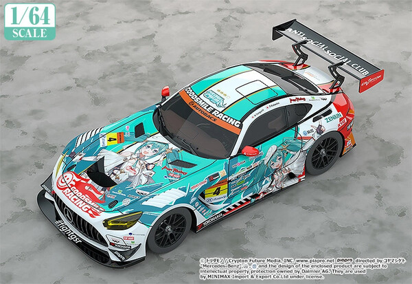 Hatsune Miku (AMG 2023 Season Opening), GOOD SMILE Racing, GOOD SMILE Racing, Good Smile Company, Pre-Painted, 1/64, 4580416947398