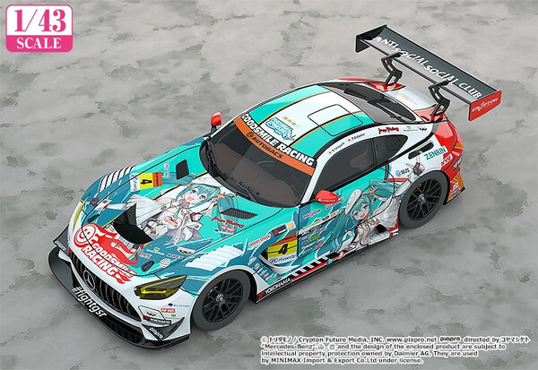 Hatsune Miku (AMG 2023 Season Opening), GOOD SMILE Racing, GOOD SMILE Racing, Good Smile Company, Pre-Painted, 1/43, 4580416947381