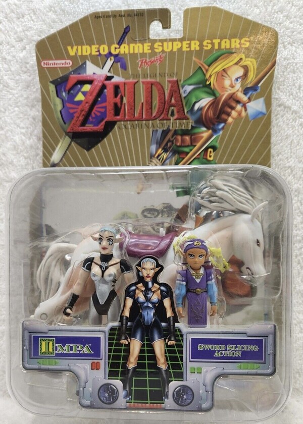 Impa, Zelda No Densetsu Toki No Ocarina, Toybiz, Action/Dolls