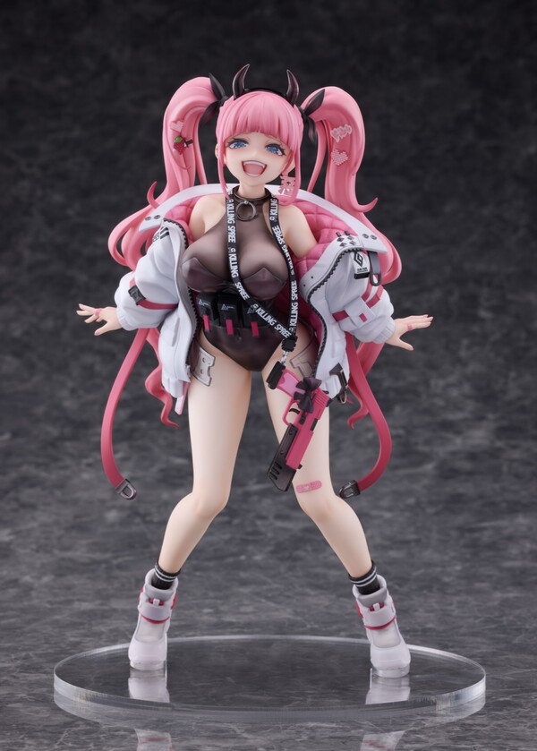 Rampaging Twintail ★ Arisa, Original, Bibi Buttons, Pre-Painted, 1/6