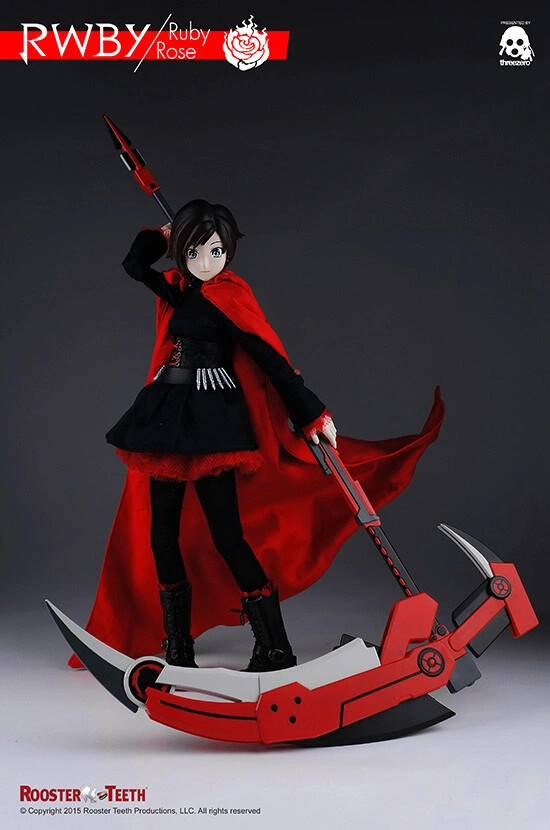 Ruby Rose, RWBY, ThreeZero, Action/Dolls, 1/6, 4571368444554