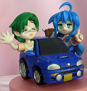 Izumi Konata, Narumi Yui, Lucky☆Star, Flat☆Brat, Garage Kit