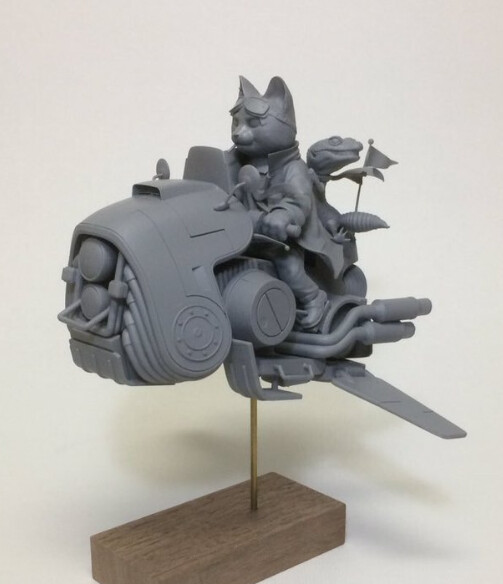 HARDBOILD CAT & WILD GEKKO, Original, Norworks, Garage Kit