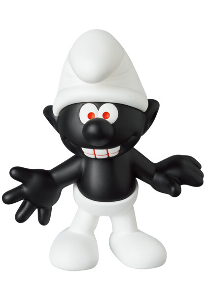 Black Smurf (Black), The Smurfs, Medicom Toy, Pre-Painted, 4530956157405