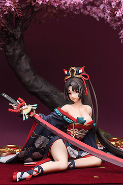 Yoto Hime (Scarlet Saber), Onmyoji, Myethos, Pre-Painted, 1/8, 4580416923316