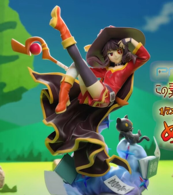 Chomusuke, Megumin, Kono Subarashii Sekai Ni Bakuen O!, Prime 1 Studio, Pre-Painted, 1/7