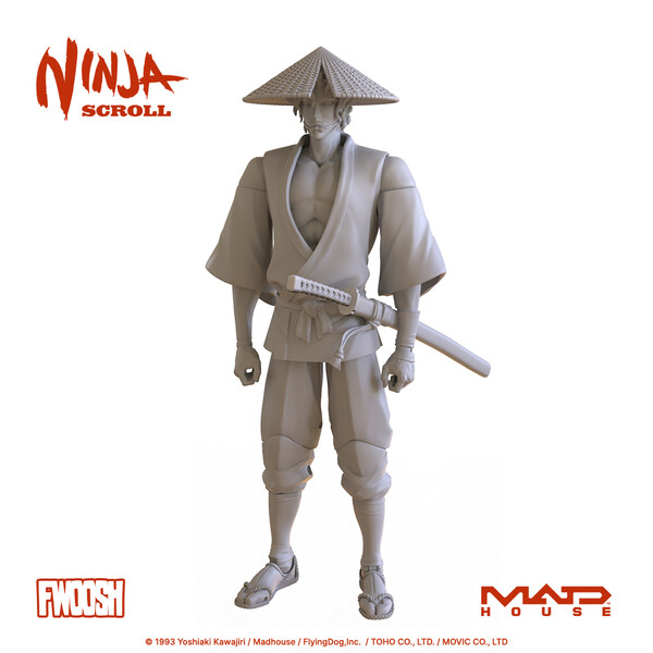 Kibagami Jubei, Juubei Ninpuuchou, Fwoosh Toys, Action/Dolls