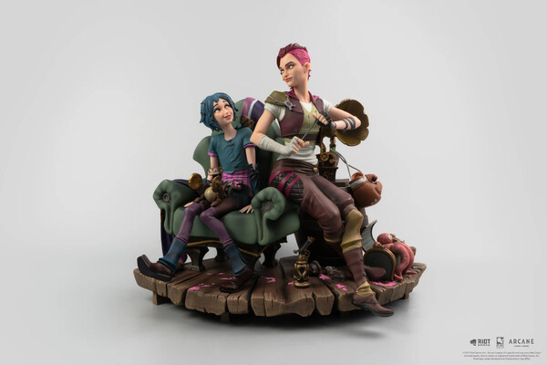 Jinx, Vi, Arcane, Pure Arts, Pre-Painted, 1/6