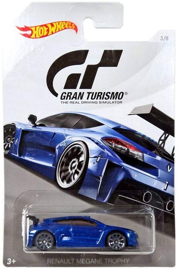 Renault Megane Trophy, Gran Turismo, Mattel, Pre-Painted, 1/64