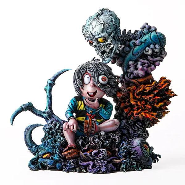 Backbeard, Gashadokuro, Gyuuki, Kitaro, Medama-Oyaji, Gegege No Kitaro, Studio-ren, Pre-Painted