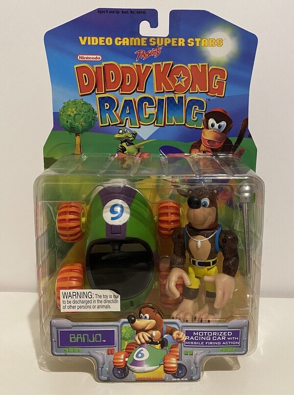 Banjo, Diddy Kong Racing, Toybiz, Action/Dolls